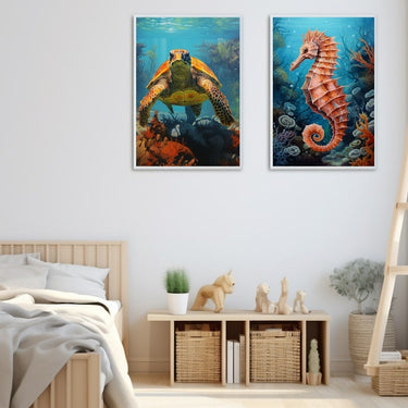 Sea Turtle Canvas Wall Art